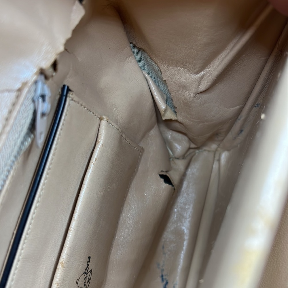 Vintage Bellestone Python Snakeskin Double Handle… - image 13